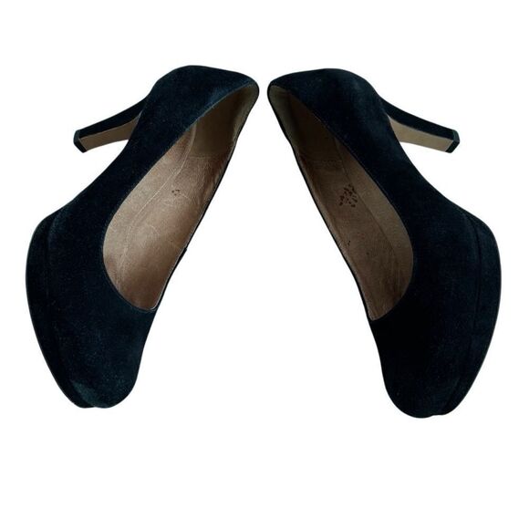 Clarks Artisan Comfort Sole Black Suede 3 1/4 " Heels 7.5 Medium - Picture 6 of 16